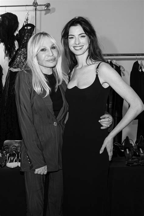 versace icons anne hathaway|Why Donatella Versace Chose Anne Hathaway To Front A Very .